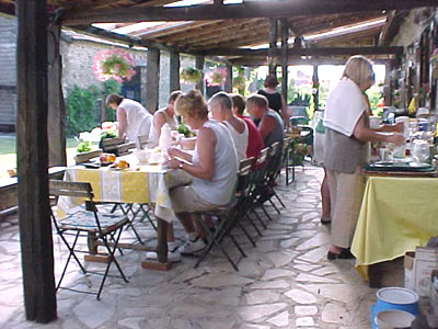 breakfast in Dordogne B&B
