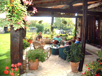 Guests at the Bed & Breakfast in France