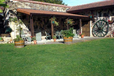 quiet garden in our b&b