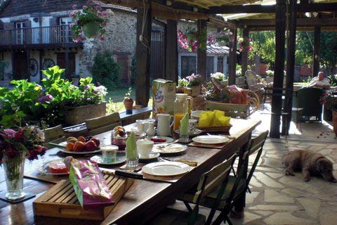 breakfast on the terrace