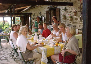 breakfast outdoors