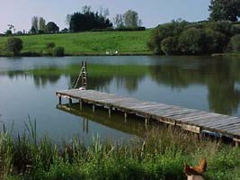 cottage with lake